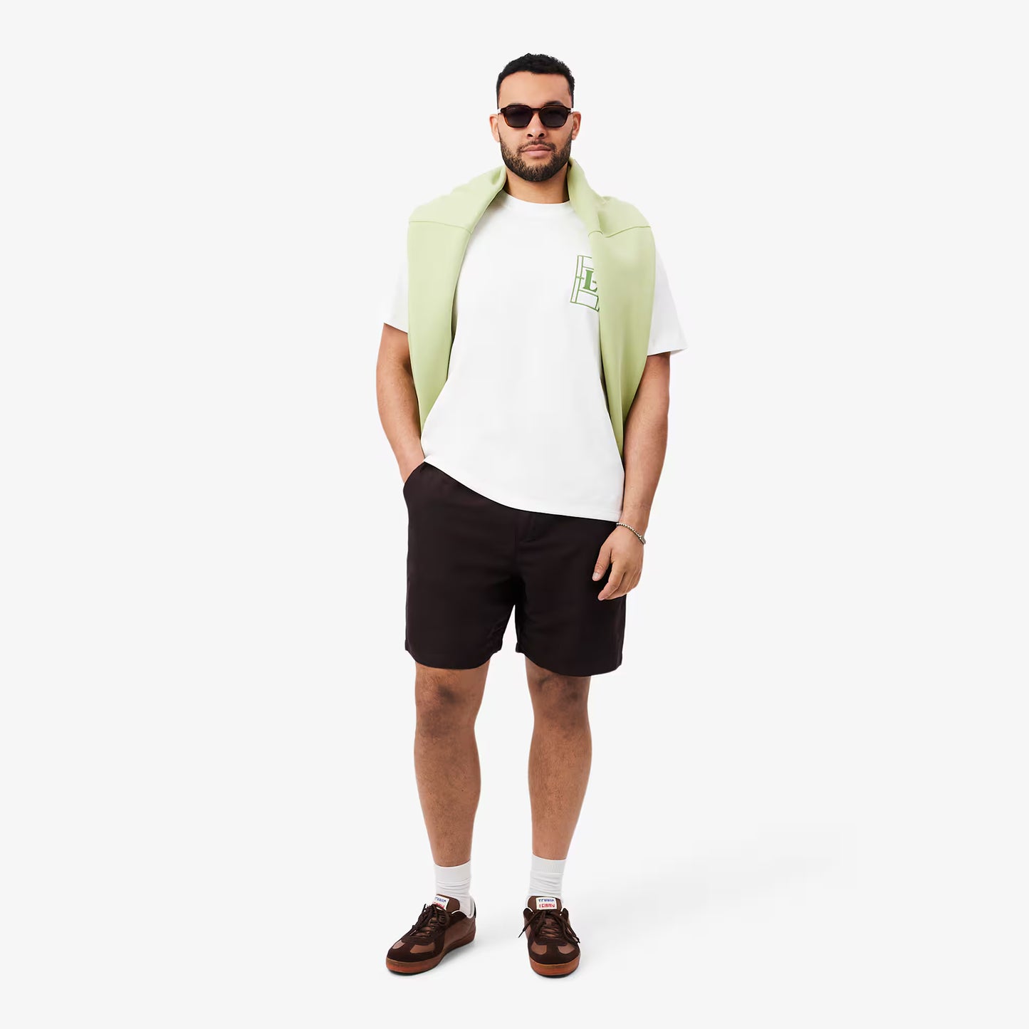 Besticktes Heavy-Jersey-T-Shirt
