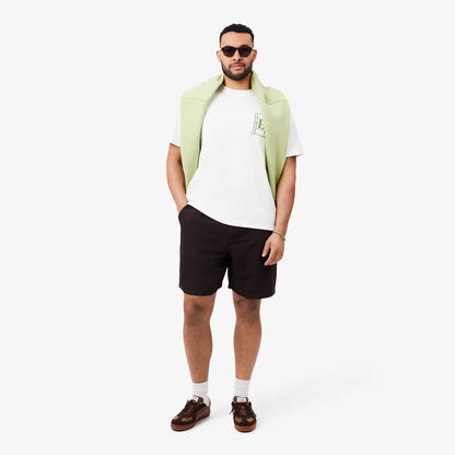 Besticktes Heavy-Jersey-T-Shirt