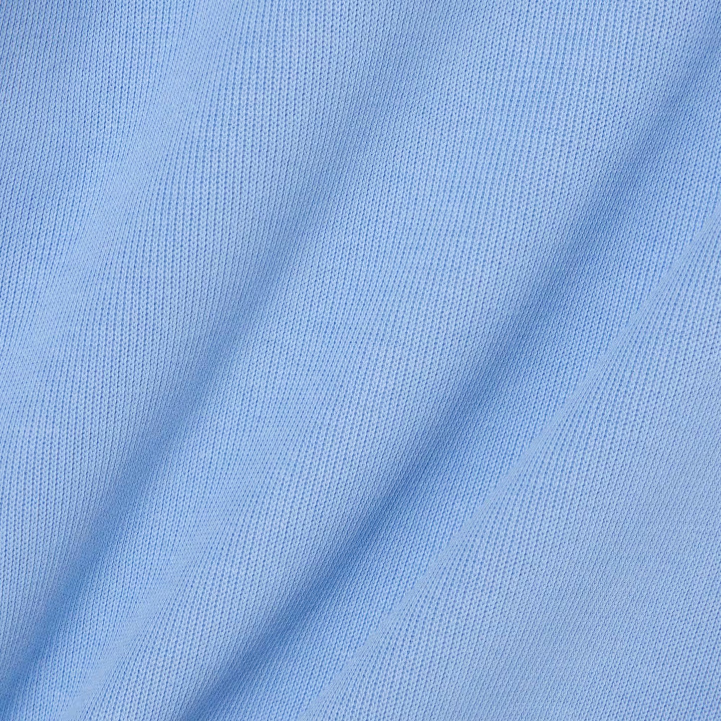 Ribbed Cotton Polo Collar Sweatshirt