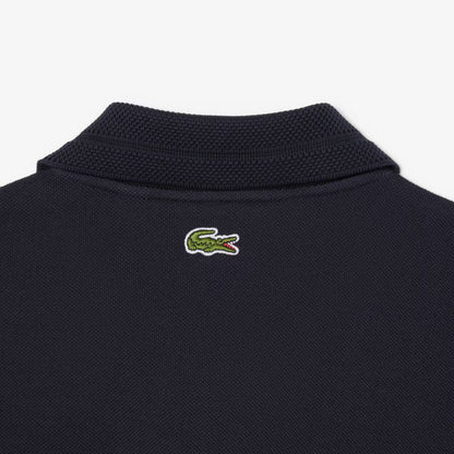 Französisches Polo-Shirt mit Badge im klassischen Schnitt