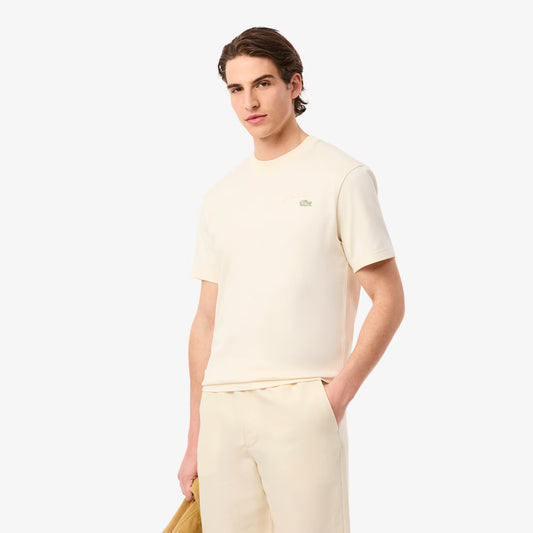T-Shirt aus schwerem Jersey mit gestickter Signatur