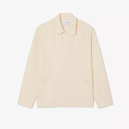 Leinenmischgewebe-Overshirt