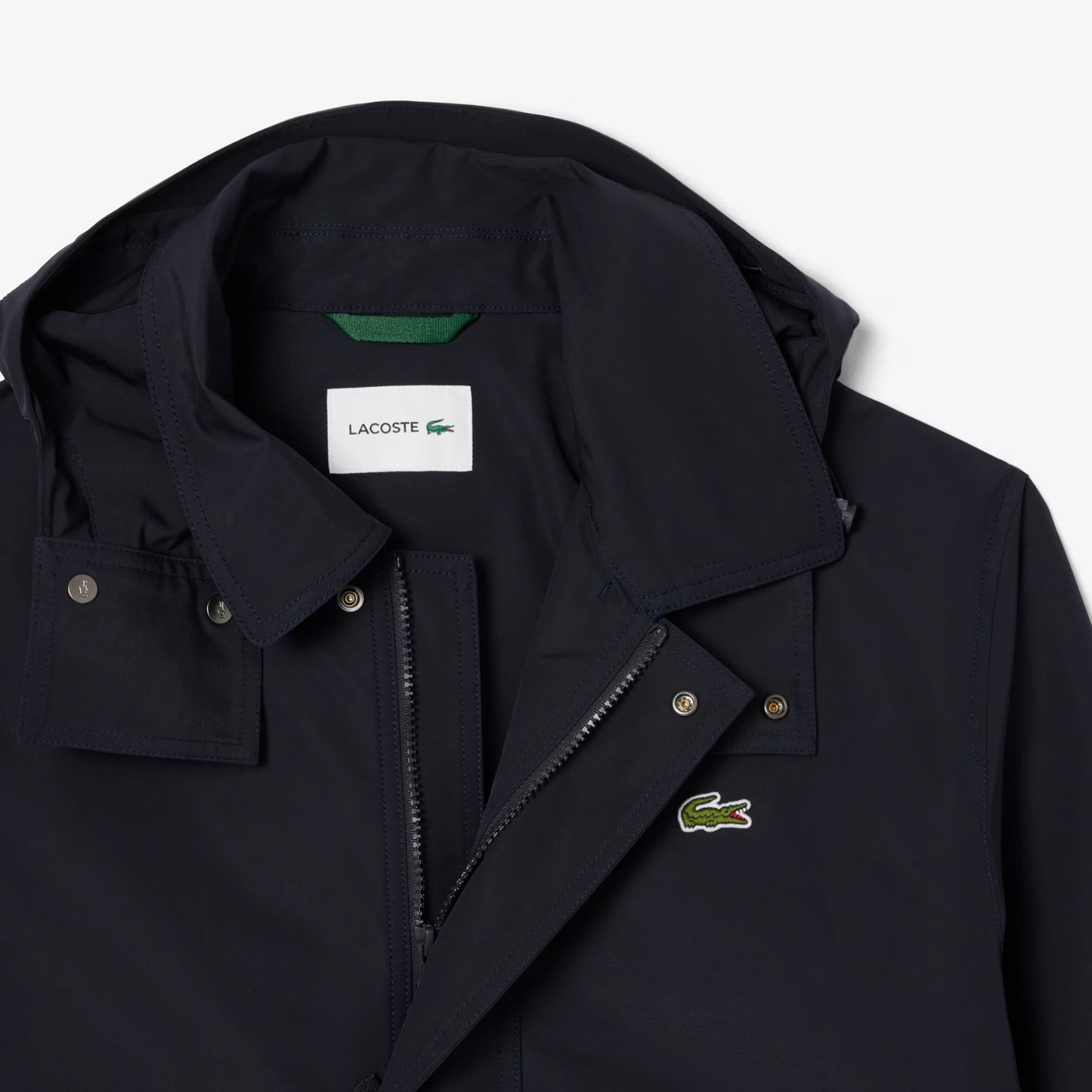 Mid-length Water-Repellent Hooded Parka