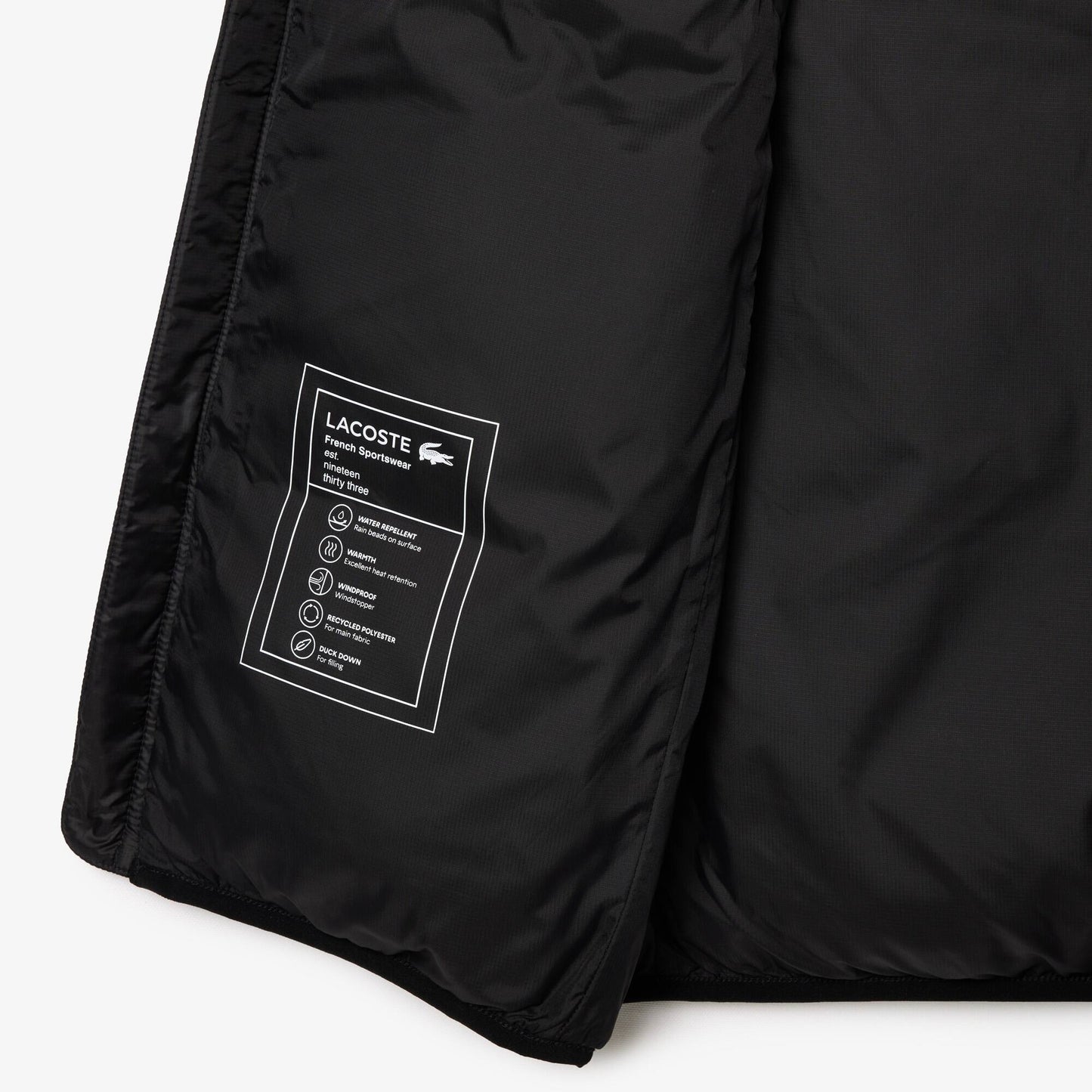 Water-Repellent Short Puffed Vest