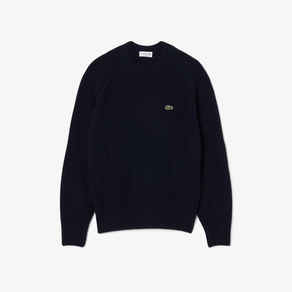 Thick Wool Crew Neck Sweater
