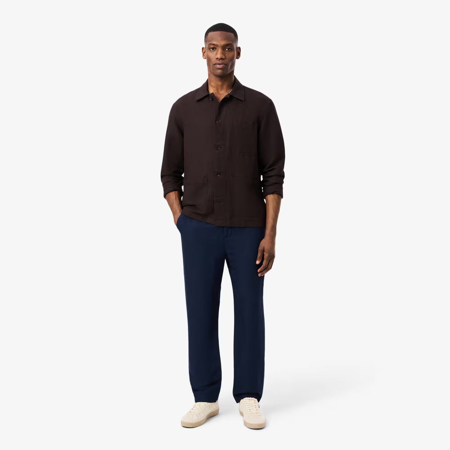 Regular Fit Linen Chino Pants