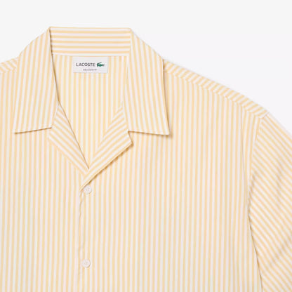 Relaxed Fit Striped Crocodile Shirt