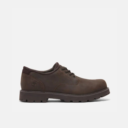 Britton Road Lace-Up Water-Resistant Shoe Dark Brown Full Grain