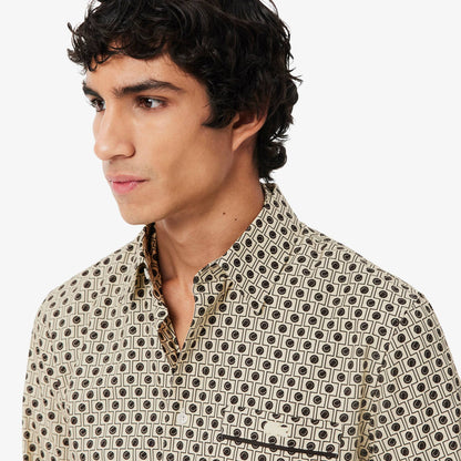 Regular Fit Printed Cotton Shirt