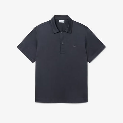 Paris Classic Fit Poloshirt mit offener Knopfleiste und Stickerei
