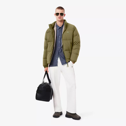 Water-Repellent Hooded Down Jacket