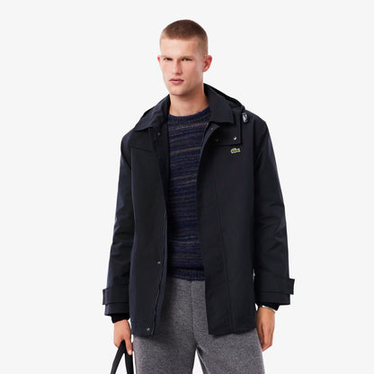 Mid-length Water-Repellent Hooded Parka