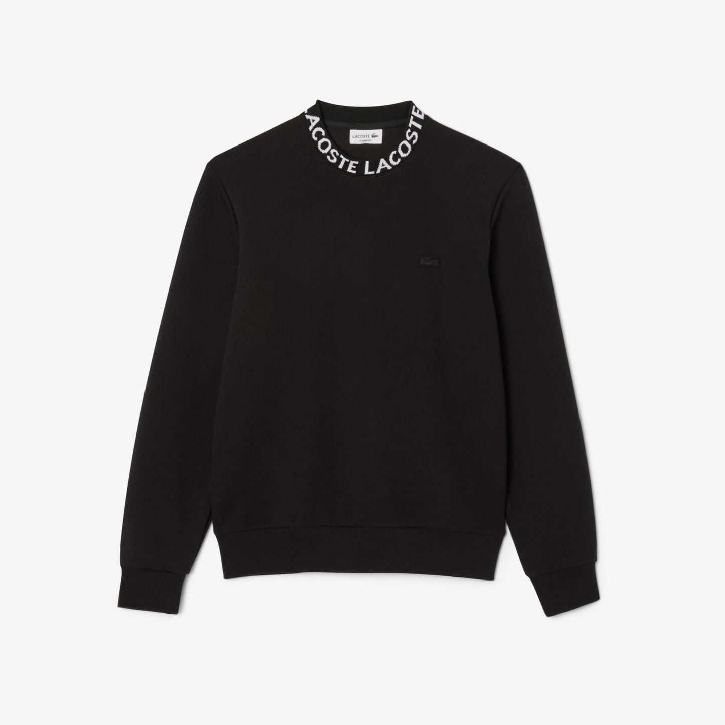 Jacquard-Sweatshirt mit Markenlogo