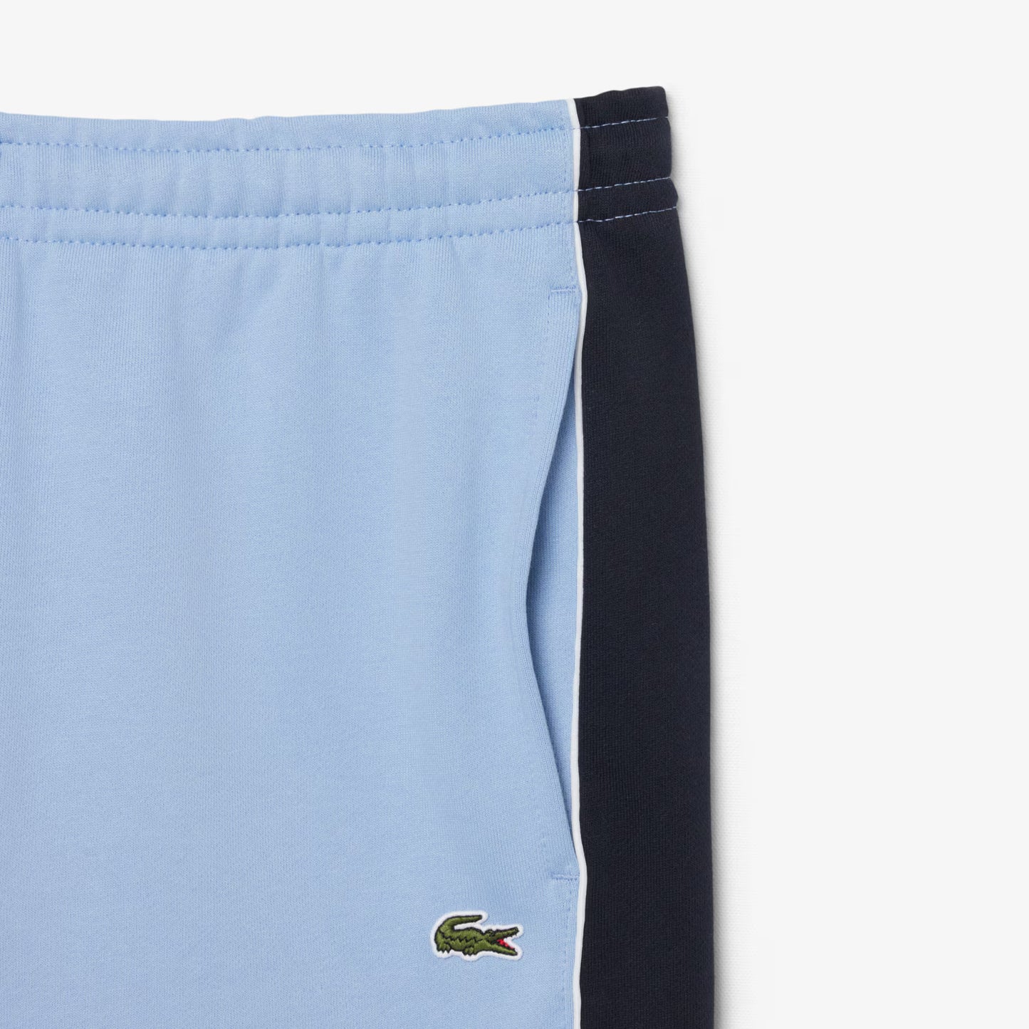 Regular Fit Colour-Block Fleece Shorts