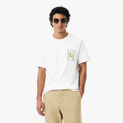 Besticktes Heavy-Jersey-T-Shirt