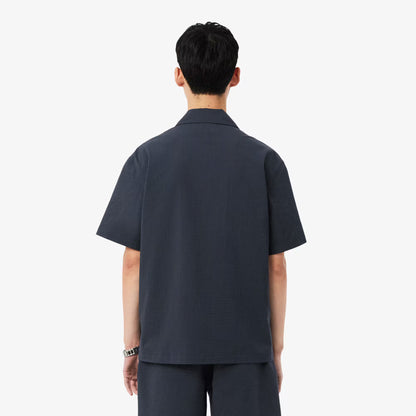 Relaxed Fit Seersucker-Hemd
