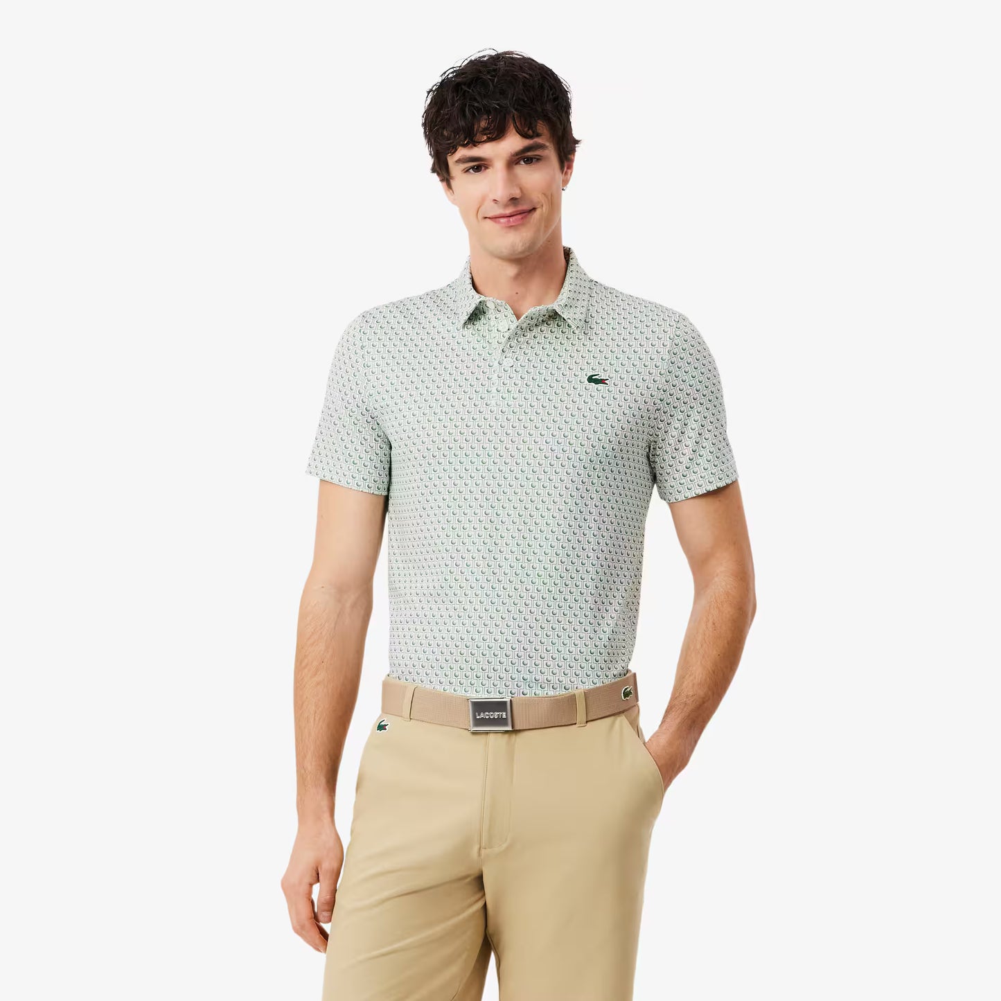 Regular Fit Bedrucktes Golf-Poloshirt
