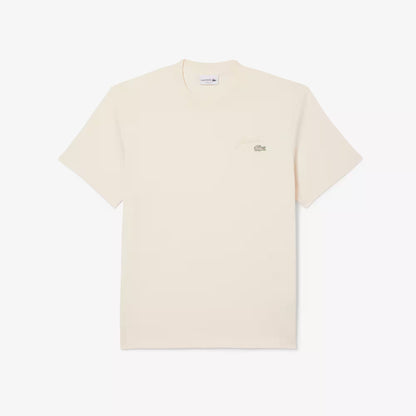 T-Shirt aus schwerem Jersey mit gestickter Signatur