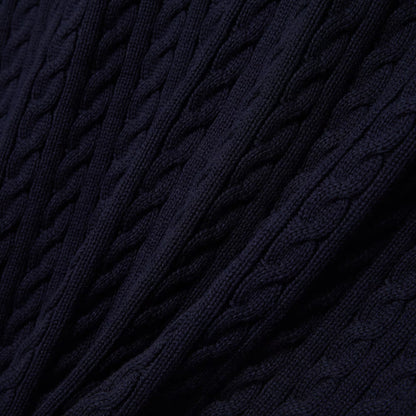 Cable Knit Cotton Sweater Vest