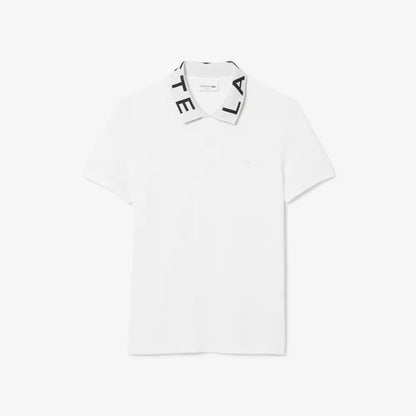 Slim Fit Jacquard Branded Polo Shirt