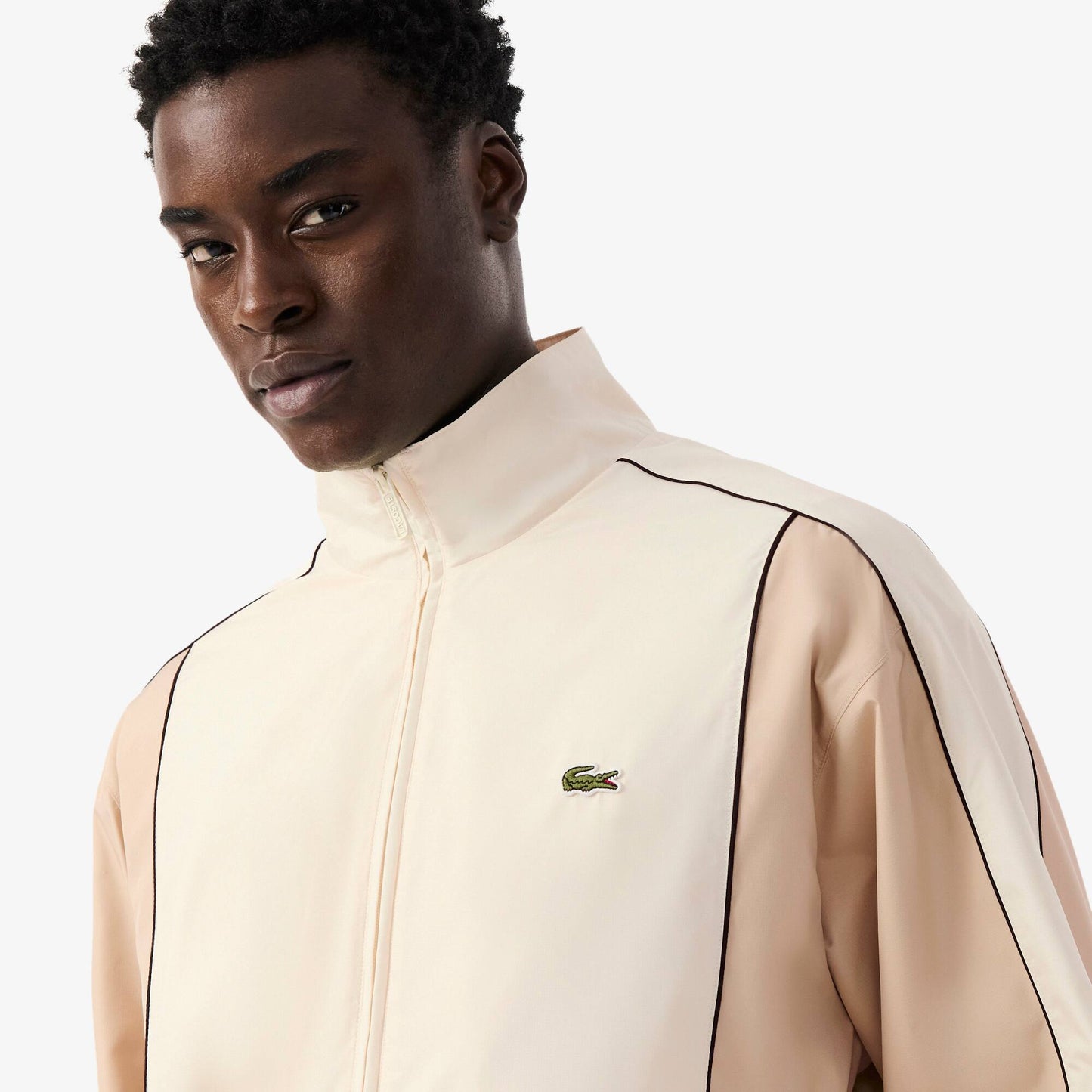 Colour-Block Water-Repellent Track Jacket