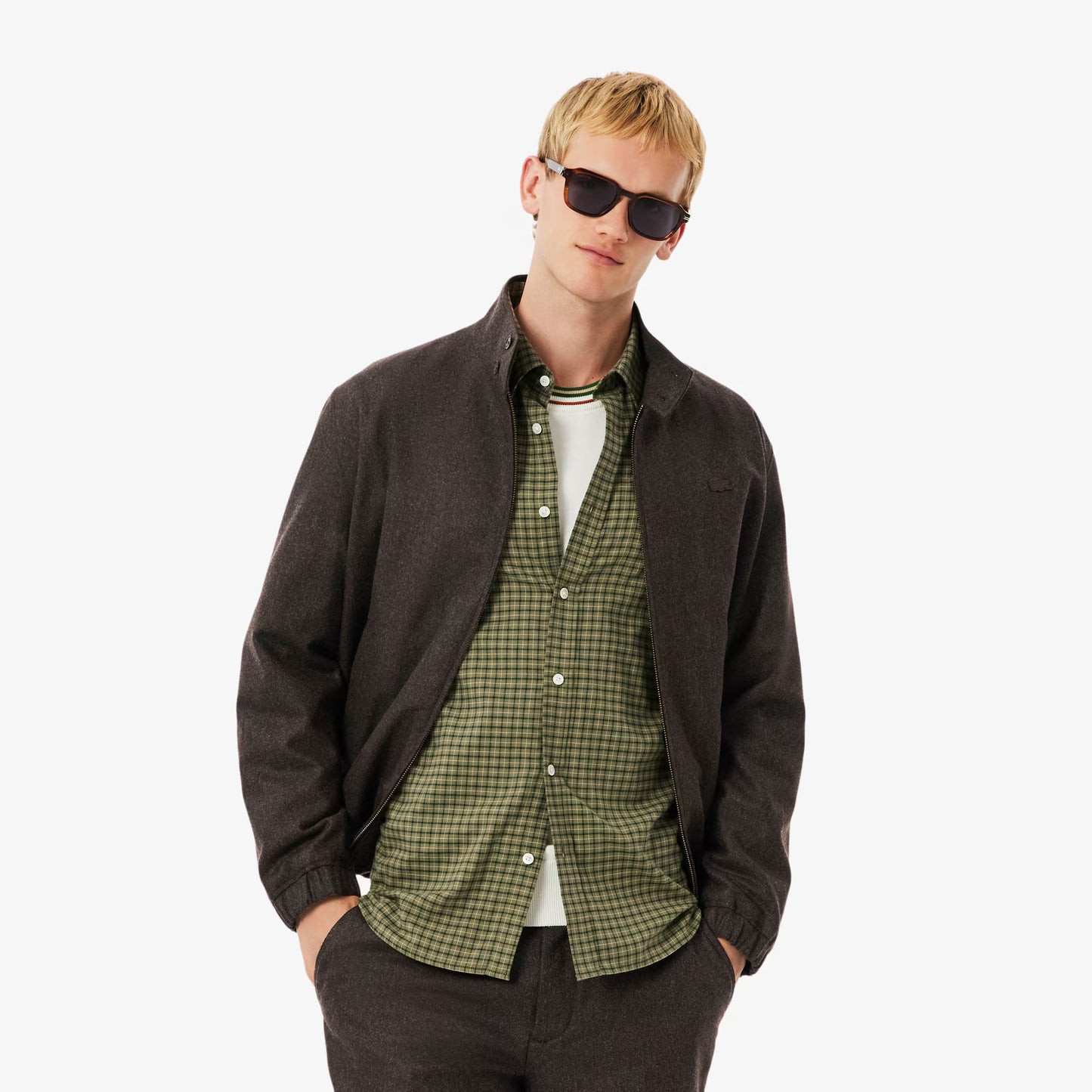 Wool Harrington Jacket