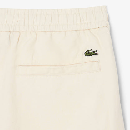 Regular Fit Twill-Shorts aus Leinenmischung