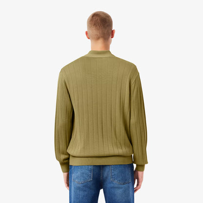 Fluid Rib Knit Cardigan