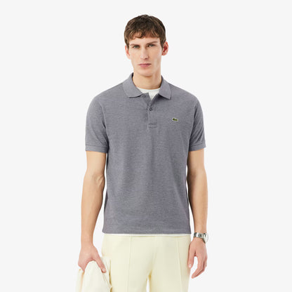 Klassisches Poloshirt L.12.12 aus meliertem Piqué