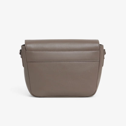 Ossian Flap Close Leather Satchel