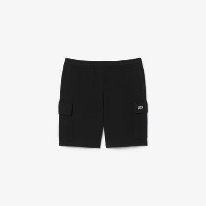 Cotton Fleece Cargo Shorts