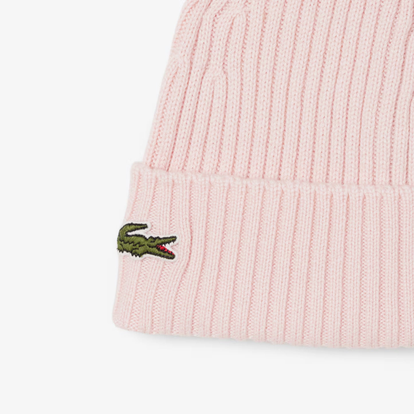 Rib Knit Brushed Wool Beanie