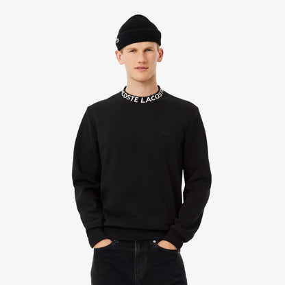 Jacquard-Sweatshirt mit Markenlogo