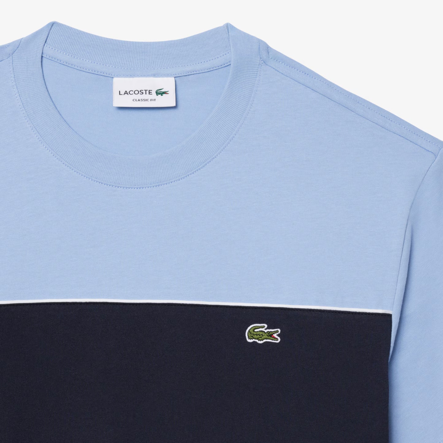 T-Shirt aus Baumwolle mit Farbblock-Design